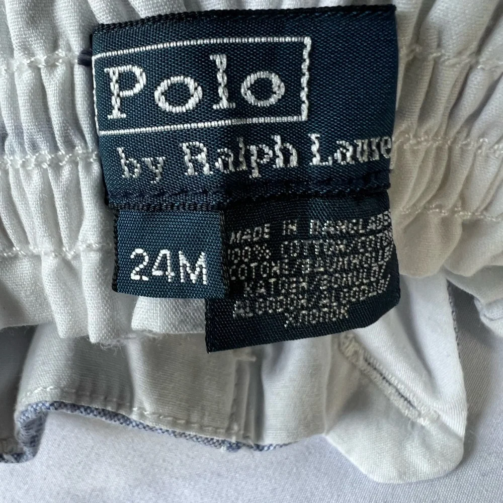 Ralph Lauren Boys Cotton Chambray Blue Chino